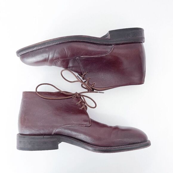 Florsheim Imperial Mens Lace Up Almond Toe Chukka Boots Brown 7 - Picture 5 of 8